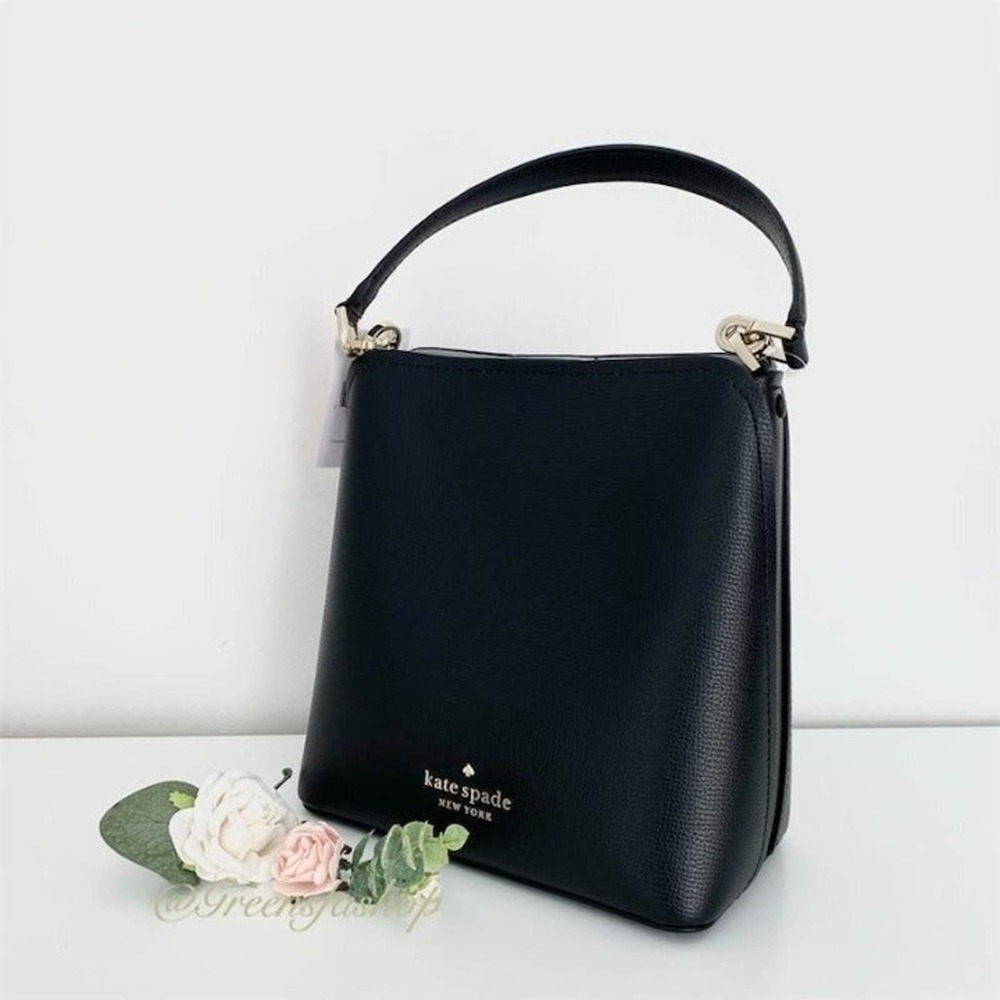 Kate spade Purse & wallet  Darcy Black Small Bucket Bag Crossbody - Picture 4 of 11
